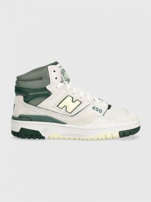 Sneakersy zamszowe New Balance białe