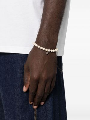 Bracelet avec perles Isabel Marant argenté