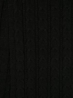 Vlněný šál Mm6 Maison Margiela černý