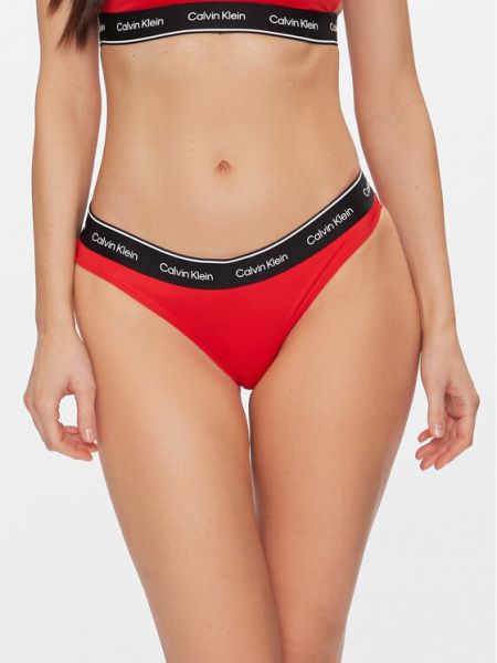 Donji dijelovi bikinija Calvin Klein Swimwear crvena