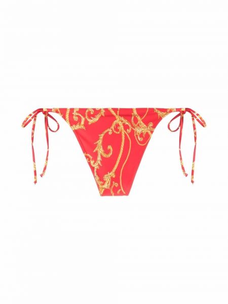 Bikini à imprimé Ganni rouge