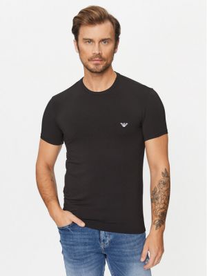 T-shirt Emporio Armani Underwear schwarz