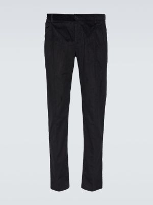 Slim fit hose aus baumwoll Dolce&gabbana schwarz