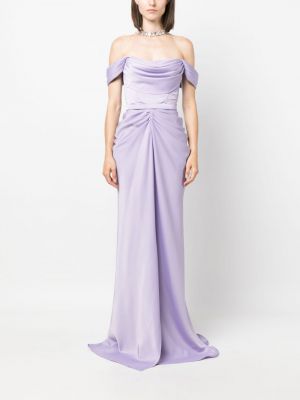 Vakarinė suknelė satininis Ana Radu violetinė