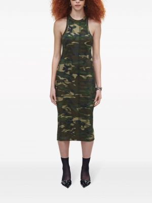 Kleid mit print mit camouflage-print Marc Jacobs grün