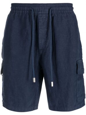 Pantaloni scurți de in Vilebrequin albastru
