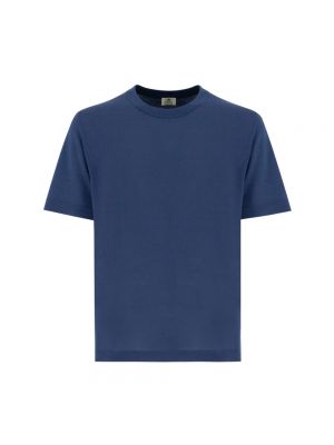 Koszulka bawełniana Borrelli niebieska