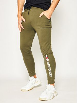 Sportovní kalhoty Tommy Sport zelené