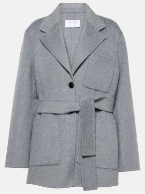 Куртка amalia из смесовой шерсти Proenza Schouler серый