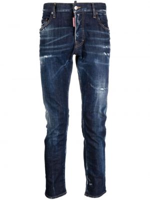 Skinny fit traperice Dsquared2 plava