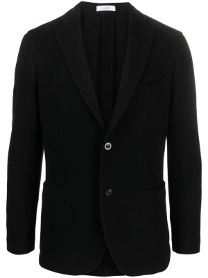 Strikket blazer Boglioli sort