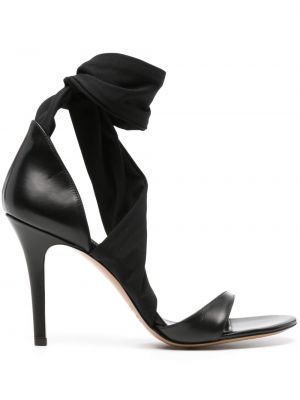 Kožené sandále Isabel Marant čierna