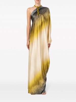 Hedvábné večerní šaty s přechodem barev Silvia Tcherassi