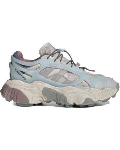 Sneakersy sznurowane skórzane Adidas Originals - biały