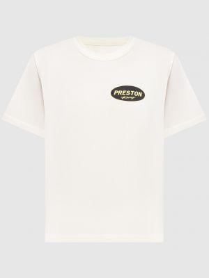 Белая футболка с принтом Heron Preston