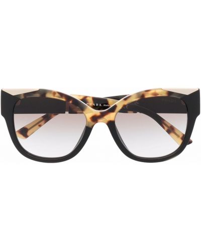 Oversized γυαλιά ηλίου Prada Eyewear μαύρο