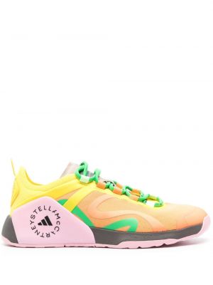 Sneakers από διχτυωτό Adidas By Stella Mccartney πορτοκαλί