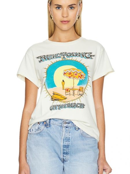 T-shirt de plage Daydreamer blanc