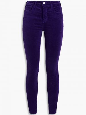 Pantaloni skinny L'agence - violet