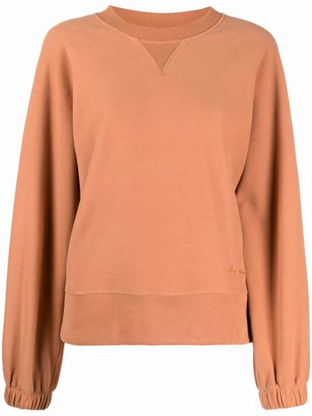 Bomull sweatshirt By Malene Birger brun