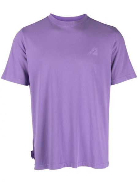 T-shirt di cotone Autry viola