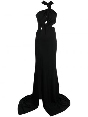 Вечерна рокля The Attico черно