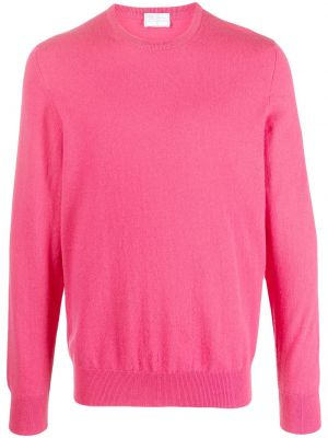 Кашмирен пуловер с кръгло деколте Fedeli розово