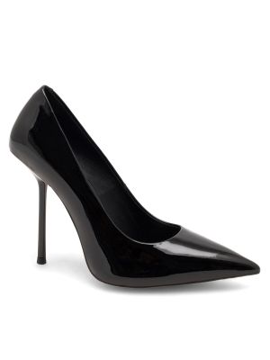 Полуотворени обувки с ток с ток Eva Minge черно