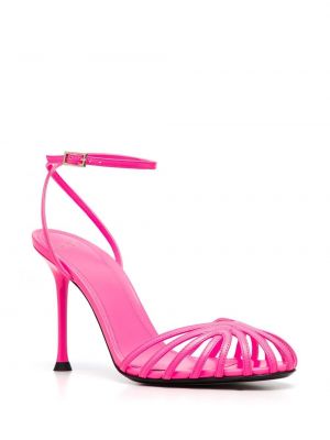 Kožené sandály Alevì růžové