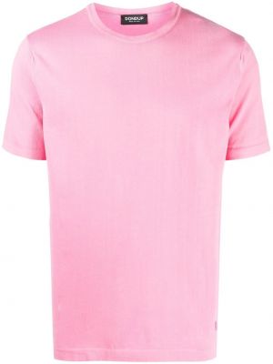 Плетена тениска Dondup розово