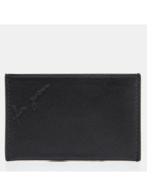 Retro leder geldbörse Yves Saint Laurent Vintage schwarz