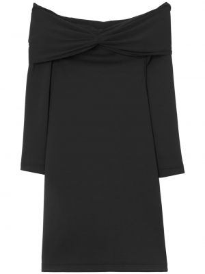 Midi haljina Burberry crna