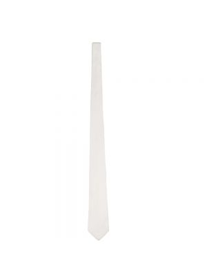 Jacquard krawatte Tagliatore weiß
