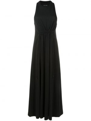 Bavlnené dlouhé šaty Osklen čierna