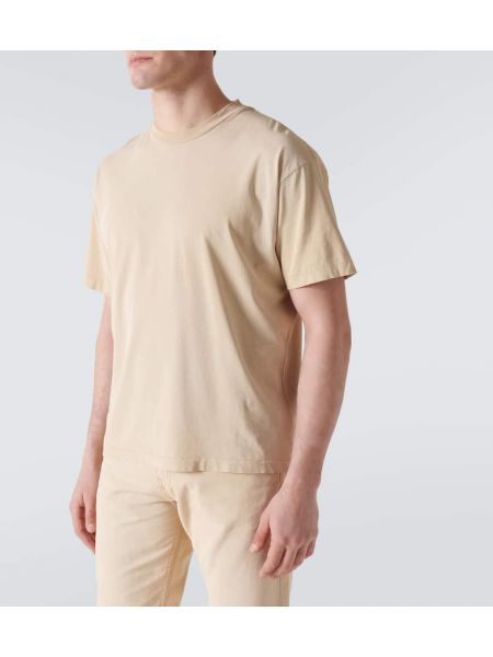 T-shirt di cotone in jersey Notsonormal beige