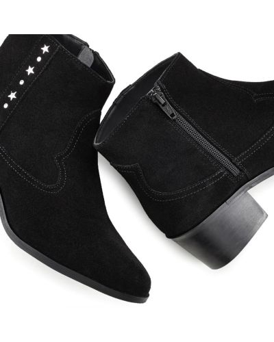 Ilgaauliai batai Lascana juoda