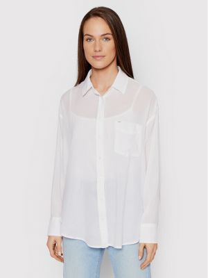 Риза с джобове Lee бяло
