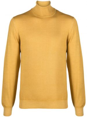 Vlněný svetr Fileria žlutý