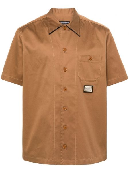 Chemise Dolce & Gabbana marron