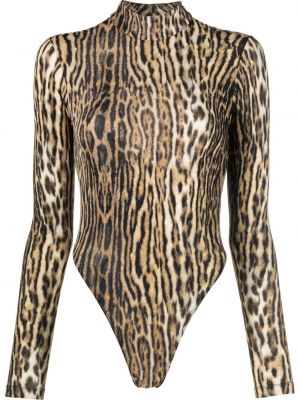 Leopard trykt body Roberto Cavalli