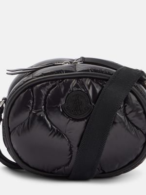 Prošívaná taška přes rameno z nylonu Moncler černá