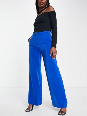 Широкие брюки с высокой талией Jdy синие