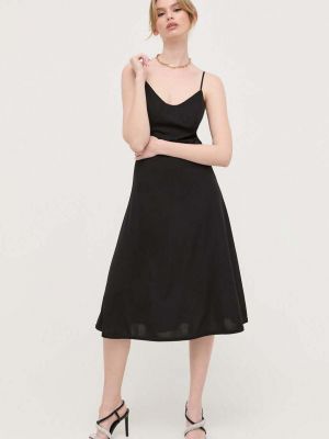 Sukienka midi Morgan czarna