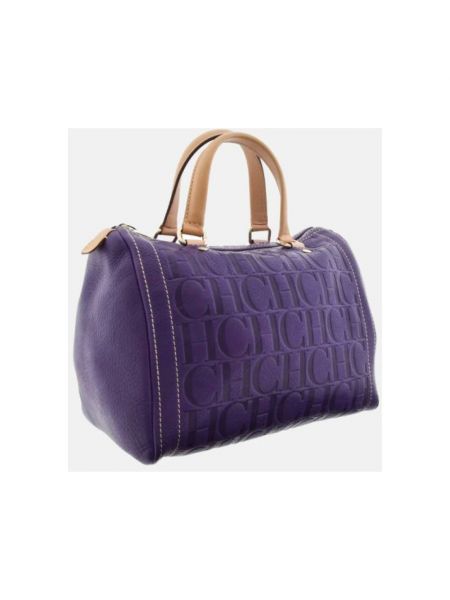 Bolso shopper Carolina Herrera violeta