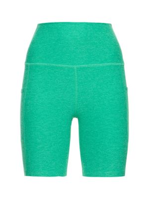 Kratke hlače z visokim pasom Beyond Yoga zelena