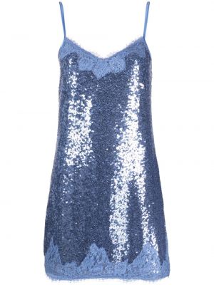 Коктейлна рокля Ermanno Firenze синьо