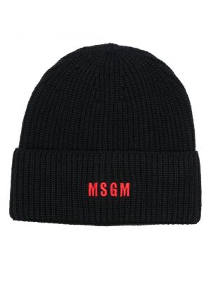 Cepure ar izšuvumiem Msgm melns