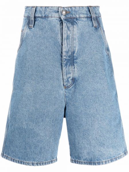Kratke jeans hlače Ami Paris modra