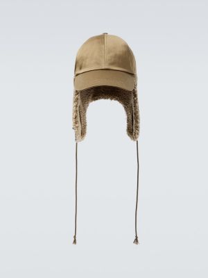 Sombrero de algodón Burberry marrón