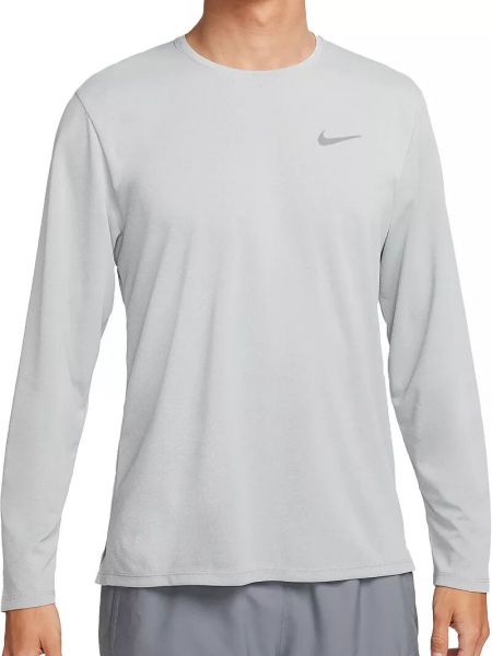 Мужская беговая футболка с длинными рукавами Nike Dri-FIT UV Miler серый